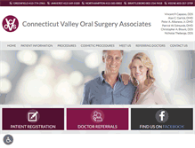 Tablet Screenshot of ctvalleyoralsurg.com